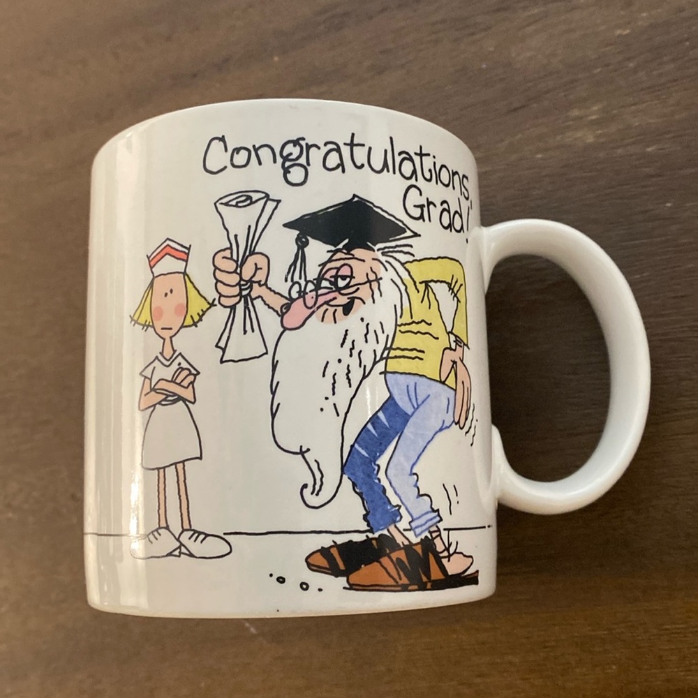 Congratulations Grad! Well, it sure took long enough! Coffee Tea Mug (1988)